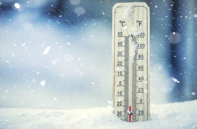Cea mai scăzută temperatură din această iarnă în România, -24,8 grade Celsius. Unde a fost înregistrată
