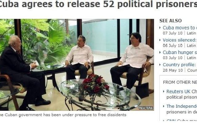 Cuba elibereaza 52 de detinuti politici