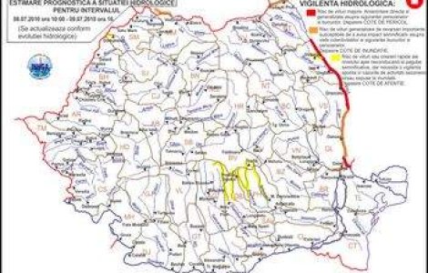 Codul rosu pe Prut a fost prelungit