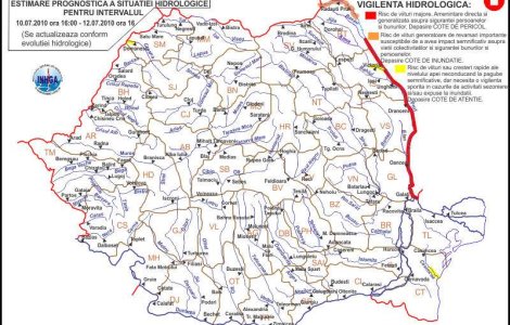 Hidrologii au prelungit codul rosu pe Prut