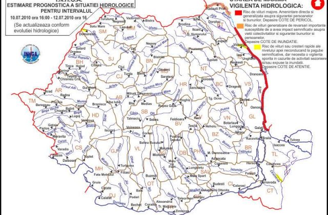 Hidrologii au prelungit codul rosu pe Prut