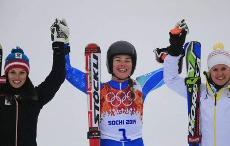  Jo  Tina Maze, la al doilea titlu olimpic la Soci