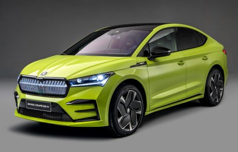 Skoda prezintă noul Enyaq Coupe: sistem multimedia nou și versiune RS cu 299 CP