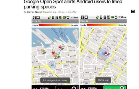 Cum gasesti loc de parcare cu telefonul mobil?
