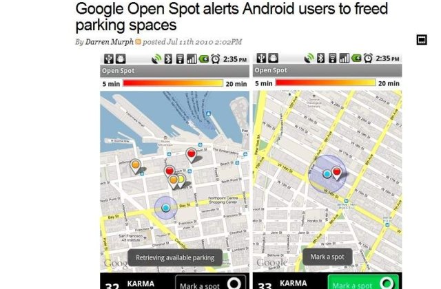 Cum gasesti loc de parcare cu telefonul mobil?