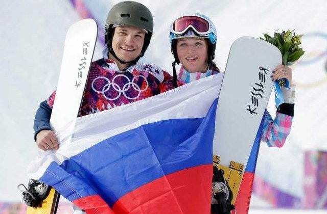 [JO] Americanul Wild, campion olimpic pentru Rusia la snowboard paralel. Sotia Aliona - bronz la feminin