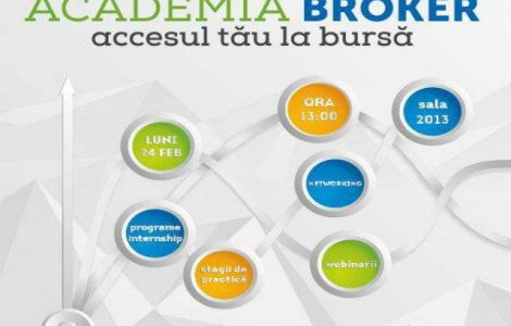 Broker Cluj lanseaza Academia Broker, un program educational pentru tinerii investitori
