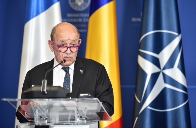 Le Drian: Nu se poate spune că prezența militară în România este o provocare; răspundem la angajamentele pe care trebuie să le onorăm