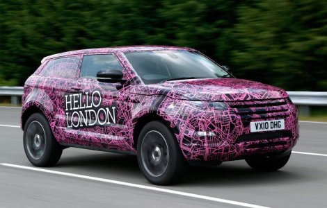 Noul Range Rover Evoque incepe ultima serie de teste. Camuflat pentru publicitate