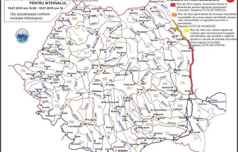 Cod rosu pe Prut pana luni