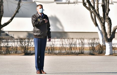 Klaus Iohannis și secretarul general al NATO vizitează Baza 57 Aeriană de la Mihail Kogălniceanu