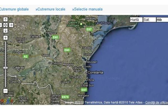 Trei cutremure s-au produs in Marea Neagra intr-un interval de 5 minute