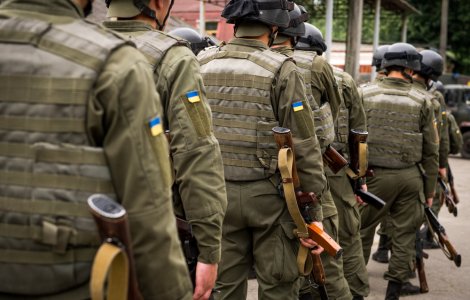 Bărbații cu vârsta între 18 și 60 de ani nu mai au voie să părăsească Ucraina