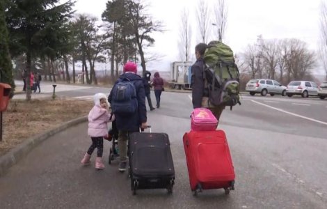 Ucrainenii fug din calea războiului. Au umplut hotelurile din Galați