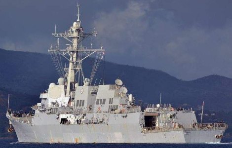 Nava USS Truxtun vine in portul Constanta pentru exercitii cu Romania