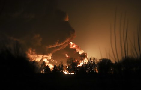 Explozii la Kiev și Harkov. Zelenski: Următoarele 24 de ore, cruciale pentru Ucraina