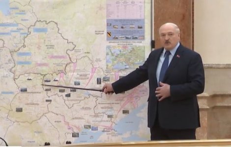 VIDEO Ce se va alege de Republica Moldova? Harta lui Lukashenko în care Ucraina e împărțită în patru