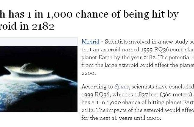 Pamantul va fi lovit de un asteroid?
