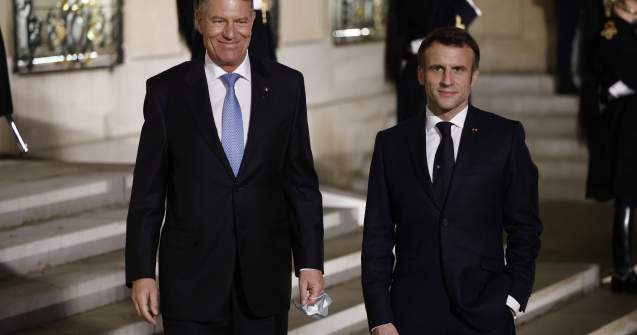 Iohannis i-a mulțumit lui Macron pentru prezența militarilor francezi în România: Consolidarea Flancului Estic este sprijinită de Franţa