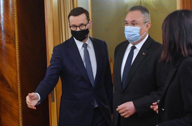 Nicolae Ciucă se află &icirc;n vizită la Varşovia. Va avea loc o şedinţă comună a Guvernelor Rom&acirc;niei şi Poloniei