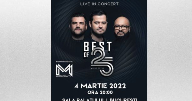 Metropola TV partener media al concertului aniversar 3 Sud Est // BEST OF 25