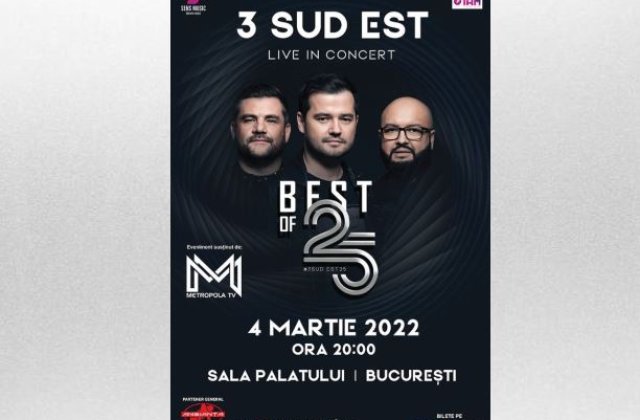 Metropola TV partener media al concertului aniversar 3 Sud Est // BEST OF 25