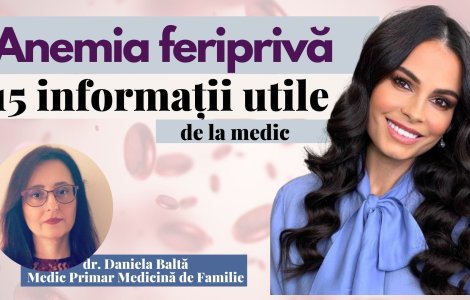 15 informații esențiale despre ANEMIA FERIPRIVĂ