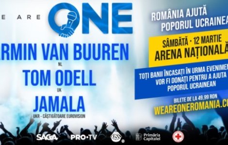 Armin van Buuren, Tom Odell și Jamala vin pe 12 martie în București, la WE ARE ONE