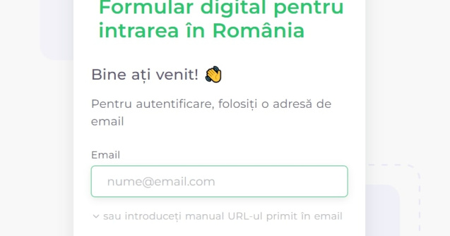 Formularul PLF va trebui completat în continuare de cei care intră în România