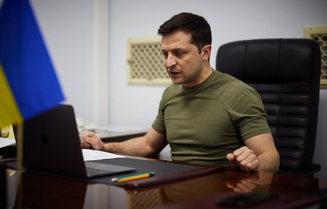 Volodimir Zelenski, despre amenințarea lui Putin cu războiul nuclear: ”Una e să fii ucigaş şi alta e să te sinucizi”