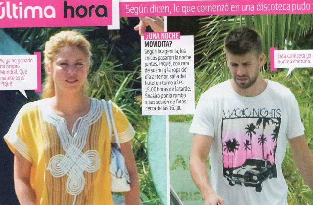 Shakira si-a insalat iubitul cu un fotbalist?