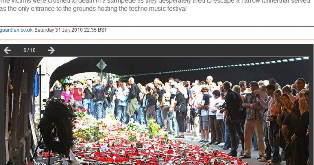 Memorial pentru victimele Love Parade