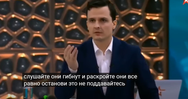 Reacția unui prezentator rus, când a auzit că rușii mor în războiul din Ucraina