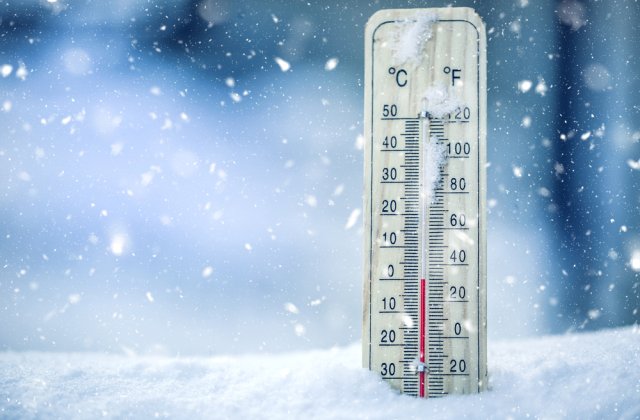 Cea mai scăzută temperatură din județul Maramureș, -32 de grade Celsius &icirc;n Munții Rodnei