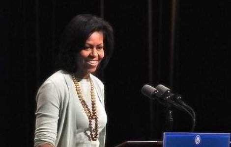 Michelle Obama, la plaja in Spania