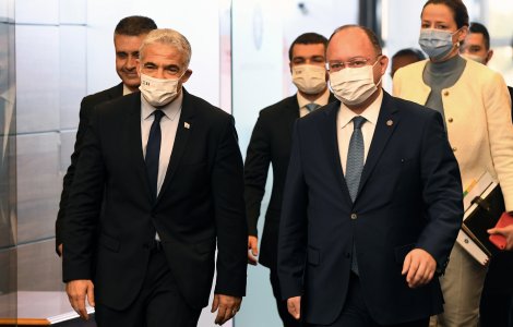 Yair Lapid, în vizită la Punctul de Trecere a Frontierei Siret