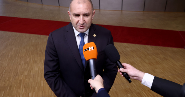 Preşedintele Bulgariei, Rumen Radev, vizită de lucru în România