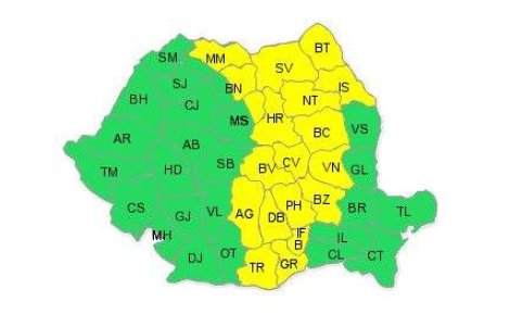 Cod galben de ploi si vijelii