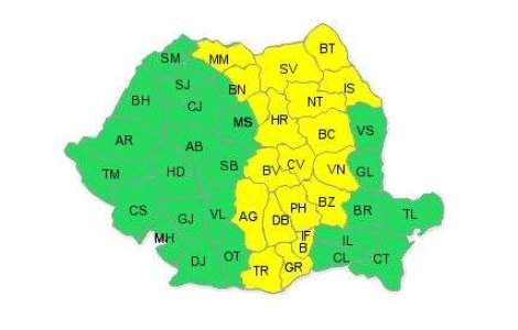 Cod galben de ploi si vijelii