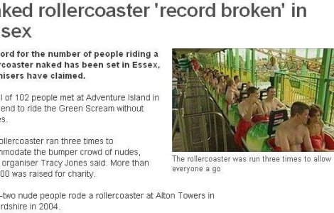 Goi in rollercoaster, pentru o cauza nobila