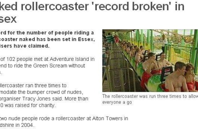 Goi in rollercoaster, pentru o cauza nobila