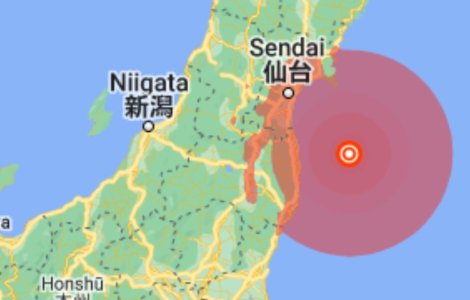 Cutremur de 7.3 pe Richter în Japonia. Autoritățile au emis alertă de tsunami VIDEO