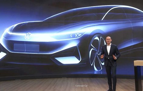 Conceptul Volkswagen Aero B, alternativa electrică a lui Passat, va avea o autonomie de 700 de kilometri