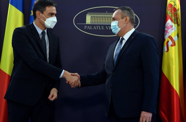 Prim-ministrul Regatului Spaniei, vizită în România. A fost primit la Palatul Victoria de Nicolae Ciucă