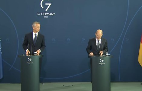 Scholz: NATO nu va risca o escaladare printr-o intervenție militară în Ucraina VIDEO