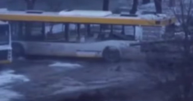 Scurgeri de amoniac la combinatul chimic de la Sumî (Ucraina)