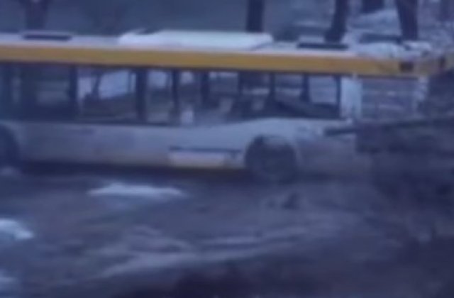 Scurgeri de amoniac la combinatul chimic de la Sumî (Ucraina)