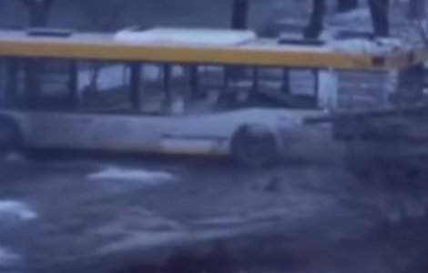 Scurgeri de amoniac la combinatul chimic de la Sumî (Ucraina)