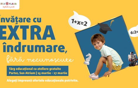 Sun Plaza invită părinții și copiii să descopere EXTRA oferte educaționale