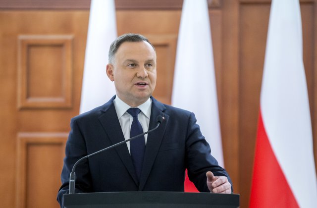 Preşedintele Poloniei, Andrzej Duda, în vizită la București